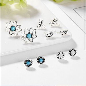 5 Pear Earring Set
